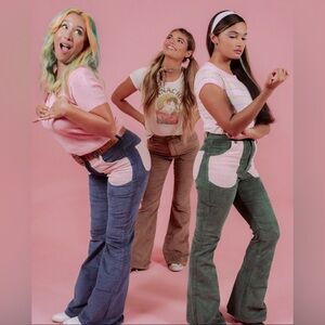 NWT Hammies Retro Flare / Bell Bottom Corduroy Pants | Size 30